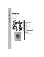 Haier HWD1000 - 1.7 cu. Ft. Washer/Dryer Combo Operation Manual предпросмотр