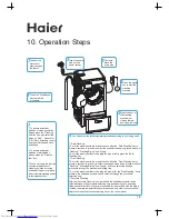 Preview for 19 page of Haier HWD1406 Instruction Manual