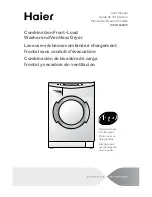 Предварительный просмотр 1 страницы Haier HWD1600BW User Manual