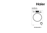 Предварительный просмотр 1 страницы Haier HWD8040BW1 User Manual