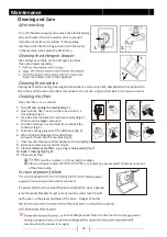 Preview for 17 page of Haier HWF90BW1 User Manual