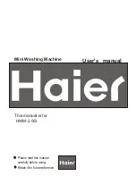 Haier HWM-2.0/S User Manual preview