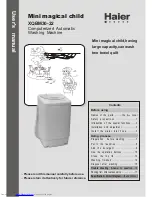 Preview for 1 page of Haier HWM 30-22 User Manual