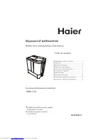 Haier HWM-7.5 (French) Manuel D'Utilisation предпросмотр