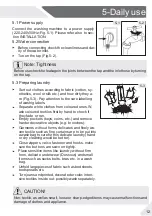 Preview for 13 page of Haier HWM100-FD10829 User Manual