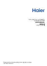 Preview for 1 page of Haier HWM105-826S6 User Manual