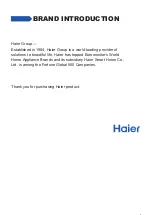 Preview for 4 page of Haier HWM105-826S6 User Manual