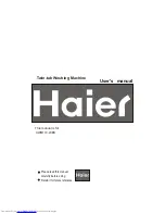 Preview for 1 page of Haier HWM110-23BS User Manual