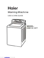 Haier HWM130-0677 Use & Care Manual preview