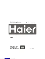 Haier HWM25 User Manual preview