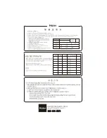 Preview for 20 page of Haier HWM26-10A User Manual