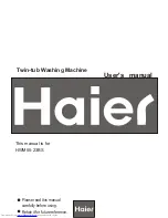 Haier HWM55-23BS User Manual preview