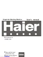 Preview for 1 page of Haier HWM55-33W User Manual