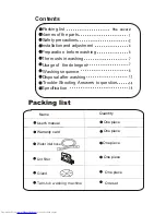 Preview for 2 page of Haier HWM65VA User Manual