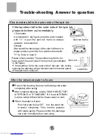 Preview for 17 page of Haier HWM66-0613TT User Manual