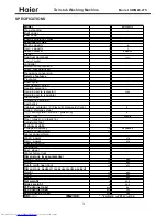 Preview for 4 page of Haier HWM80-27S Service Manual