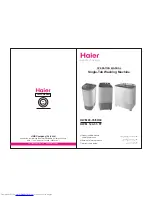 Preview for 1 page of Haier HWM80-35 Operating Manual