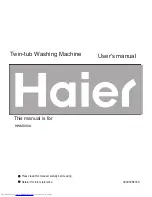 Preview for 1 page of Haier HWM89VA User Manual