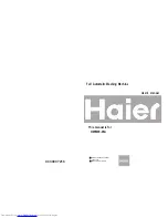 Preview for 1 page of Haier HWM90-96A User Manual