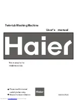 Haier HWM96-0613S User Manual preview