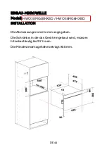 Предварительный просмотр 44 страницы Haier HWO38MG4HXBD User Manual