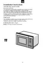 Предварительный просмотр 13 страницы Haier HWO38MG6HXB User Instructions