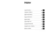 Preview for 2 page of Haier HWO45NM6OXB1 User Instructions