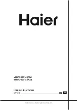 Haier HWO60S14EPB4 User Instructions preview