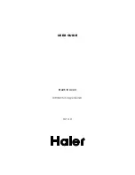 Предварительный просмотр 1 страницы Haier HWO60S4 User Manual