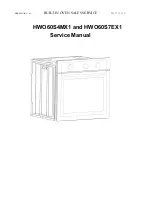 Preview for 1 page of Haier HWO60S4MX1 Service Manual