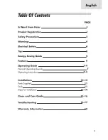 Preview for 5 page of Haier HWR05XC5 User Manual