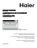 Haier HWR05XCJ Use And Care Manual предпросмотр