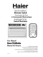 Preview for 1 page of Haier HWR08XC5-T User Manual