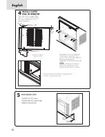 Preview for 14 page of Haier HWS08XH7 - Cool Heat Window Air Conditioner/Heat... User Manual