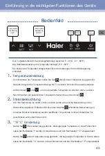 Preview for 43 page of Haier HWS116GAE Manual