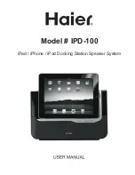 Haier IPD-100 User Manual preview