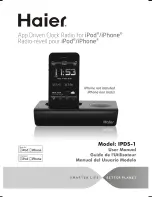 Preview for 1 page of Haier IPDS-1 User Manual