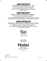 Preview for 14 page of Haier IPDS-1 User Manual