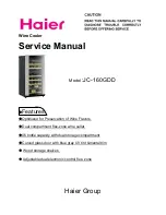 Haier JC 160GDD Service Manual preview