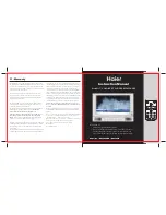 Preview for 1 page of Haier KXT7020BK Instruction Manual