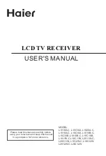 Preview for 1 page of Haier L1510A-C User Manual