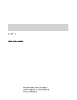 Preview for 1 page of Haier L1510A User Manual