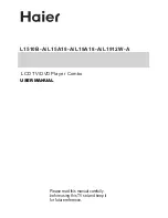 Haier L1510B-A User Manual preview