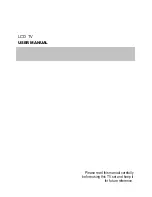 Preview for 1 page of Haier L1527 User Manual