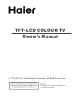 Preview for 1 page of Haier L17L6A-G1 Owner'S Manual