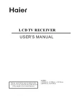 Предварительный просмотр 1 страницы Haier L1910A-A User Manual