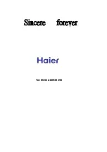 Предварительный просмотр 34 страницы Haier L1927 Service Manual