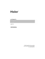 Preview for 1 page of Haier L19T3 User Manual