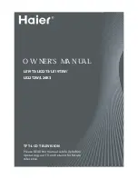 Preview for 1 page of Haier L24K3 User Manual