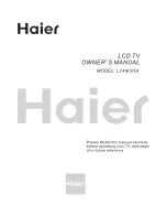 Preview for 1 page of Haier L24M3HA Owner'S Manual